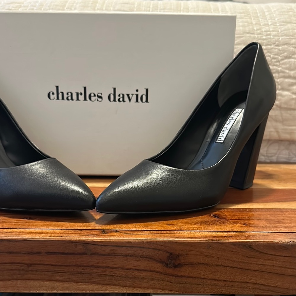 Charles David Black Women's Heels